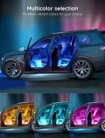 Govee Car LED Lights, Smart Car Interior Lights with App Control, RGB Lights with DIY Mode and Music Mode, 2 Lines Design LED Lights for Cars with Car Charger, 12V - Image 9