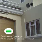 2 Pack 20FT Power Extension Cable Compatible with Wyze Cam V4,Wyze Cam v3,Wyze Cam Pan,WYZE Cam OG,NestCam Indoor,Blink,Amazon Cloud Camera,USB to Micro USB Durable Charging and Data Sync Cord(White) - Image 4