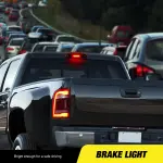 Nilight Third Brake Light High Mount 3rd Stop Reverse Cargo LED Lighting for Chevy Silverado GMC Sierra 1500 2500 3500HD 2014-2018 Pickup Truck Rear Cab Center Tail Lights - Image 6