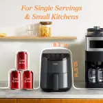 COSORI Air Fryer 2.1 QT, Small & Mini 4-in-1 airfryer Ideal for Simple Meals and Snack, Easy to Leftover Food to Crispy, Up to 97% Less Oil, 30 In-App Recipes, Nonstick & Dishwasher-Safe Basket - Image 8