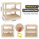 Display Case for Hot Wheels Garage & Matchbox Cars, 1/64 Scale Diecast Toy Car Garage, Storage Case for Hot Wheels, Parking Garage Diorama Toy Car Parking Car Ramp - Image 4