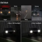 NEWBROWN H11 Headlight Bulb 5000K Super White Light Long Life Replacement PGJ19-2 12V/55W (H11, 2 Pack) - Image 5