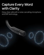 OpenComm2 2025 Upgrade - Open-Ear Bone Conduction Headphones, Wireless Bluetooth Headset with Noise Canceling Mic & Mute Button for Work Calls and Meetings, 16 Hour Talk Time for Mobile & PC - C120 - Image 6