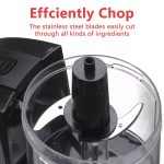 Liebe&Lecker Mini Food Processor,1.5 Cup Mini Chopper for Cutting Vegetable, Garlic,Onion and Meat - Image 6
