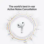 Apple AirPods Pro 3 Wireless Earbuds, Active Noise Cancellation, Live Translation, Heart Rate Sensing, Hearing Aid Feature, Bluetooth Headphones, Spatial Audio, High-Fidelity Sound, USB-C Charging - Image 6
