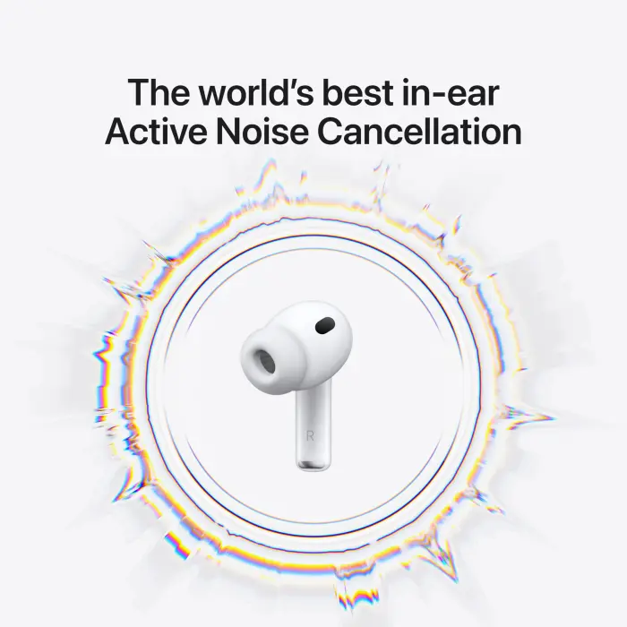 Apple AirPods Pro 3 Wireless Earbuds, Active Noise Cancellation, Live Translation, Heart Rate Sensing, Hearing Aid Feature, Bluetooth Headphones, Spatial Audio, High-Fidelity Sound, USB-C Charging - Image 6