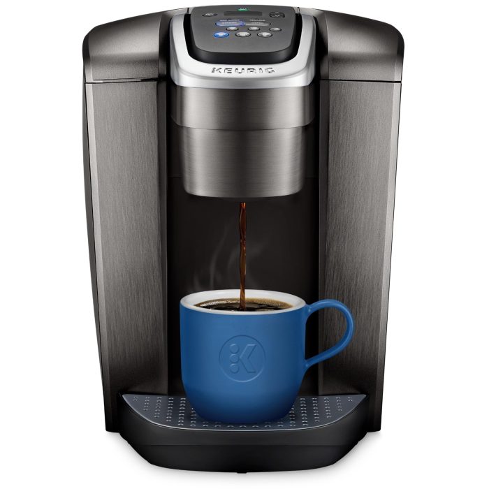 Keurig K-Elite Single Serve K-Cup Pod Coffee Maker, with Strength and Temperature Control, Iced Coffee Capability, 8 to 12oz Brew Size, Programmable, Brushed Slate - Image 1