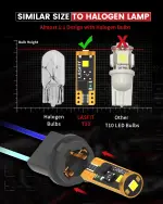 LASFIT 194 LED Bulb for License Plate Bulb White Bright,T10 168 LED Bulbs Canbus Error Free, 400LM 6000K 192 2825 W5W for Dome Map Trunk Cargo Lights (2-Pack) - Image 4