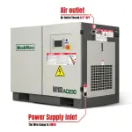 MechMaxx 10HP Rotary Screw Air Compressor – 32 CFM, 116 PSI, 230V 3-Phase | Industrial-Grade，Model M10AC230 - Image 8