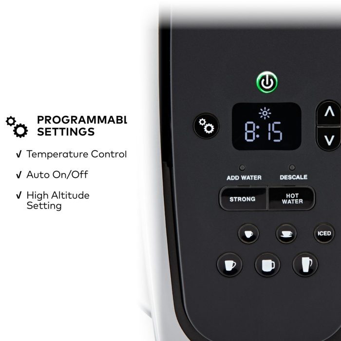 Keurig K-Elite Single Serve K-Cup Pod Coffee Maker, with Strength and Temperature Control, Iced Coffee Capability, 8 to 12oz Brew Size, Programmable, Brushed Slate - Image 12