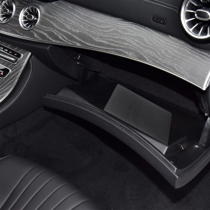 LumiMokki Premium Car Registration & Insurance Card Holder with Magnetic Shut, Vehicle Glove Box Car Organizer - For Documents, Cards, License (Black) - Image 3