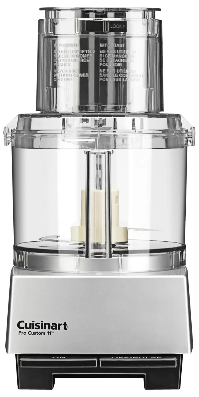 71+hX4mXEIL Cuisinart Food Processor, Pro Custom 11 Cup, Brushed Chrome, DLC-8SBCYP1 - Image 1