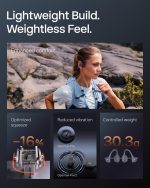 SHOKZ New OpenRun Pro 2- Bone Conduction Headphones, Open-Ear Bluetooth Wireless Sport Earphones for Running, Workouts - Sweat Resistant, Secure Comfortable Fit -Deep Bass, Smart Mic, Reflective Strip - Image 6