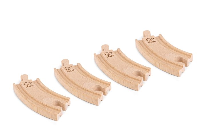 Hape 24 Pcs Wooden Railway Super Expansion Rail Pack| Compatible with Other Wooden Tracks - Image 7