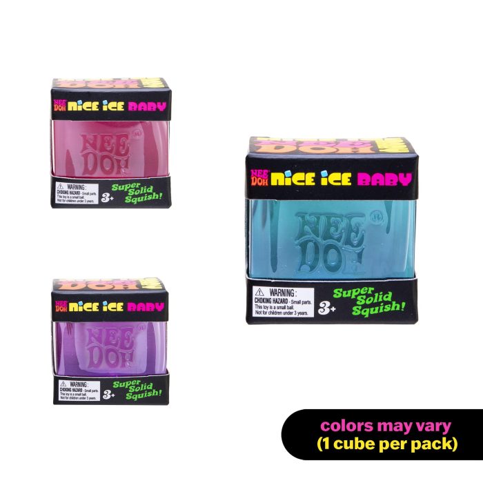 Schylling NeeDoh Nice Ice Baby - Sensory Squeeze Toy - Super Solid Squish - 1.25" Wide - Color May Vary (Pack of 1) - Image 8