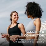 Yorlu Bone Conduction Headphones, Bluetooth 5.4 Open Ear Headphones, 10H Playtimes Wireless Headphones with Mic, Sport Earphones, IPX6 Sweatproof Headset for Workout, Hiking, Black - Image 2