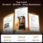 NeverBreak 9H+ Hardness for iPhone 17 Pro Max Screen Protector 12FT Military Grade Protection (Scratch, Shatter, Drop Resistance) Tempered Glass Full Edge Coverage 6.9", 2 Pack with De-Bubble Card - Image 6