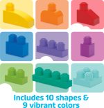 Mega Bloks First Builders Toddler Blocks Toys Set, Big Building Bag with 80 Pieces and Storage, Ages 1+ Years - Image 5