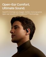 SHOKZ OpenFit 2 Open-Ear Headphones,True Wireless Bluetooth Earphones with Microphone,Earhook Earbuds with 48 Hours of Playtime,Fast Charging,IP55 Water-Resistant,with Carrying Bag,Black,Bluetooth5.4 - Image 10