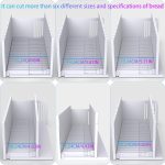 Bread Slicer for Homemade Breads, Adjustable Thickness Slicing Guide, Foldable Portable Bread Cutter Suitability for Homemade Breads, Bagel,Cakes - Kitchen Gadget, Baking Tool & Gift (White) - Image 6