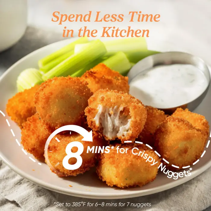 COSORI Air Fryer 2.1 QT, Small & Mini 4-in-1 airfryer Ideal for Simple Meals and Snack, Easy to Leftover Food to Crispy, Up to 97% Less Oil, 30 In-App Recipes, Nonstick & Dishwasher-Safe Basket - Image 5