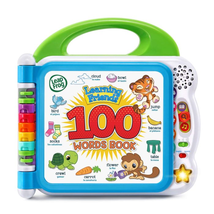 71wQb2LWUkL LeapFrog Learning Friends 100 Words Book, Green - Image 1