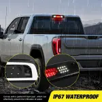 Nilight Third Brake Light High Mount 3rd Stop Reverse Cargo LED Lighting for Chevy Silverado GMC Sierra 1500 2500 3500HD 2014-2018 Pickup Truck Rear Cab Center Tail Lights - Image 4