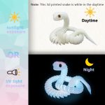 24in 3D Printed Snake Toys, Flexible 3D Printed Animal, Fidget ADHD Snake Toys, Perfect Desk Pet for Animal Collectors, Easter Basket Essentials, Easter Basket Stuffers - Image 5