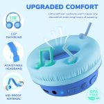 iClever BTH22 Kids Bluetooth Headphones, 60H Play Time, USB C Fast Charging, Bluetooth 5.4, AUX Cord,Safe Volume 74/85 dBA,Toddler Headphones for iPad/Tablet/Travel/School, Blue - Image 2