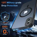 Cum2giff for iPhone Xs Max Case, Compatible with MagSafe, Magnetic Case for iPhone Xs Max 6.5, Military-Grade Dropproof & Shockproof, Skin-Friendly and Smooth Cover for iPhone Xs Max, Black - Image 7