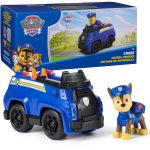 PAW Patrol, Chase’s Patrol Cruiser, Toy Car with Collectible Action Figure, Sustainably Minded Kids Toys for Boys & Girls Ages 3 and Up