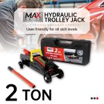 Maxority 2-Ton (4000 lbs) Hydraulic Trolley Garage Service/Floor Jack with Blow Mold Carrying Storage Case for sedans and Pickup Trucks Home and Workshop Vehicle Maintenance - Image 7