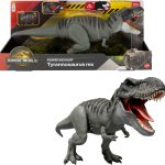 Mattel Jurassic World Rebirth Power Devour Tyrannosaurus Rex Dinosaur Figure with Tongue Activated Constant Chomp, Lights & Sounds, Digital Play