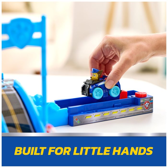 PAW Patrol Pup Squad Track Set, Looping Track Playset & Vehicle Launcher with Chase & Marshall Toy Cars, Kids Toys for Boys & Girls Ages 3 and Up - Image 4
