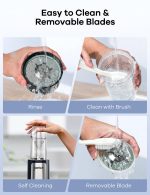Ganiza Blender for Smoothies, 14Pcs Personal Blender for Shake and Smoothies for Kitchen with 3 Portable Cups (1x24oz & 2X17oz), Single Serve Smoothie Maker, Nutritious Recipe - Image 3