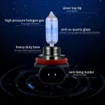 NEWBROWN H11 Headlight Bulb 5000K Super White Light Long Life Replacement PGJ19-2 12V/55W (H11, 2 Pack) - Image 8