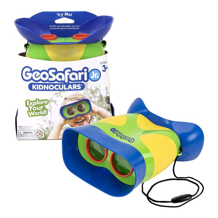 Educational Insights GeoSafari Jr. Kidnoculars, Binoculars for Toddlers & Kids, Easter Basket Stuffers for Kids, Gift for Toddlers Ages 3+ - Image 1