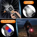 Gardon Tire Inflator Portable Air Compressor - 8 in 1 Air Pump, Window Breaker, Seatbelt Cutter, Ball Pump, Bike Pump, Digital Tire Pressure Gauge, SOS, Flashlight, Tech Gadgets Car Accessories - Image 2