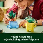 LEGO Botanicals Happy Plants Building Toys - Bedroom or Dorm Room Decor for Girls, Boys, & Adults, Desk or Shelf Display - Stocking Stuffers & Gift for Christmas - 10349 - Image 6