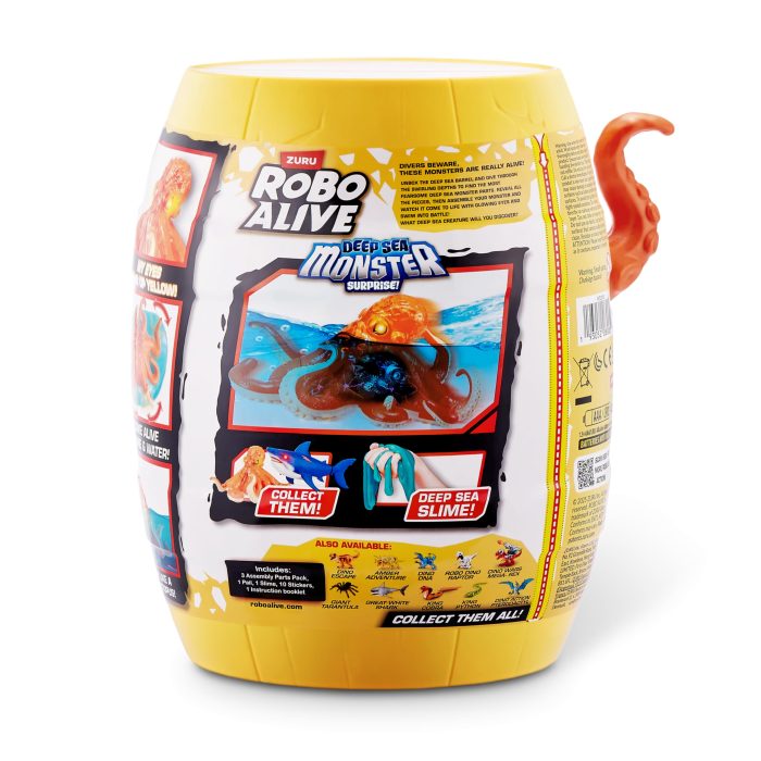Robo Alive Deep Sea Monster Surprise (Octopus) by ZURU, Surprise Unboxing and Electronic Animal Toy for Boys - Image 2