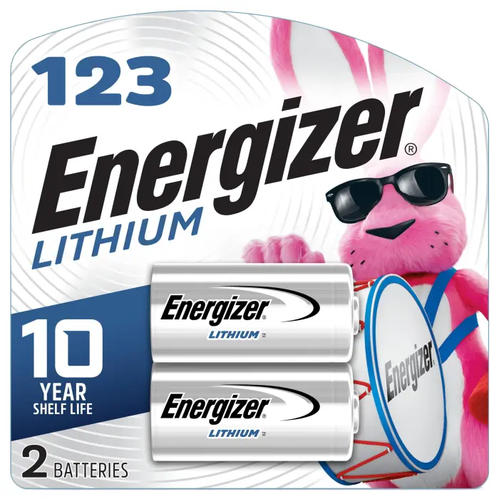 Energizer 123 Lithium Batteries (2 Pack), 3V Photo Batteries - Image 1