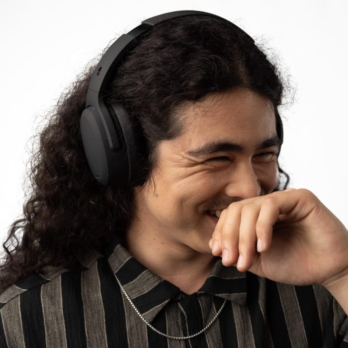 Skullcandy Crusher ANC 2 Wireless Over-Ear Bluetooth Headphones with Extra USB-C Charging Cable, Multi-Sensory Bass, Active Noise Cancelling, 60 Hours Battery, Microphone iPhone Android - True Black - Image 4