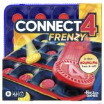 Connect 4 Frenzy Game | Bounce Discs 4 The Win | Family Party Games for Kids, Teens, and Adults | Ages 8+ | 2 to 6 Players | 10 Mins. | Portable Games | Christmas Stocking Stuffers
