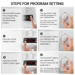 KOKUKAKU 22-In-1 Compact Automatic Bread Maker Machine, 1LB/1.5LB Programmable 2 Loaf Sizes, 3 Crust Colors, Small Digital Home Bakery with Dough, Cake, Jam, Yogurt, Non-stick Pan, White - Image 3