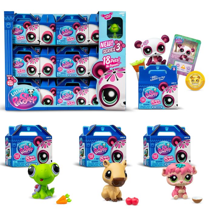 Littlest Pet Shop - Pet Surprise Display - Series 3 18 Pets Collector Set + 1 Bonus Pet, Gen 7 Authentic LPS Bobble Head Toy Figure, Collectible Toy Animal, Ages 4+ - Image 1