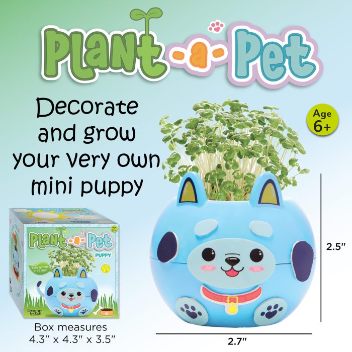 Creativity for Kids Plant-A-Pet: Puppy Toys for Girls - Small Gifts and Stocking Stuffers for Girls, Arts and Crafts for Kids, DIY Activity Set (Ages 6+) - Image 9