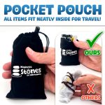 Upgraded (Multi-Level) Magnet Chess Game with String & Stones - Clear & Simple Instructions | Premium Set with 20 Larger & Stronger Stones, Adjustable Rope, 2 Dice & Travel Pouch | for Kids & Adults - Image 5