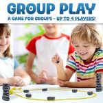 Upgraded (Multi-Level) Magnet Chess Game with String & Stones - Clear & Simple Instructions | Premium Set with 20 Larger & Stronger Stones, Adjustable Rope, 2 Dice & Travel Pouch | for Kids & Adults - Image 6