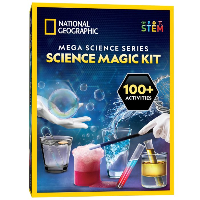 NATIONAL GEOGRAPHIC Science Magic Kit – Science Kit for Kids with 100+ Unique Experiments and Magic Tricks, Chemistry Set and STEM Project, A Great Gift for Boys and Girls (Amazon Exclusive) - Image 1