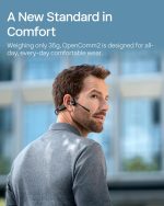 OpenComm2 2025 Upgrade - Open-Ear Bone Conduction Headphones, Wireless Bluetooth Headset with Noise Canceling Mic & Mute Button for Work Calls and Meetings, 16 Hour Talk Time for Mobile & PC - C120 - Image 8